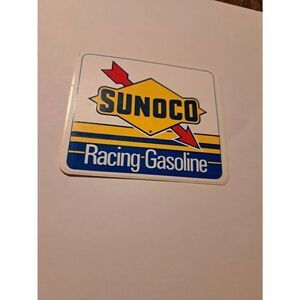 Vintage Original Sunoco Racing Gasoline Hot Rod Rat Rod Race Car Decal Sticker -